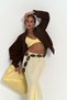 Veylia Long Yellow Lace Skirt