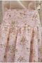 Vintage Pink Floral Lace Balloon Skirt - 6