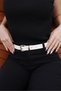 Gold İtal Buckle Women's Belt, Trouser Belt, Jacket Belt, Shirt Belt.