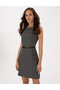 Anthracite Slim Fit Woven Dress 50313179-Vr006 - 2