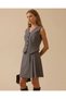 Pile Detaylı Diz Üstü Etek - 3