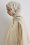 Paris Silk Shawl - Beige - 8