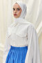 Paris Silk Shawl - White - 6