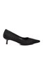458343 Z Black Suede Women's Heeled Shoes - 2
