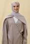 Paris Silk Shawl - Light Mink - 5