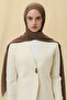 Paris Silk Shawl - Dark Mink - 2