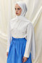 Paris Silk Shawl - White - 3