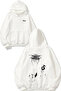 Darkthrone 1 Design Back Printed White Hooded Sweatshirt