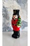 Nutcracker Soldier Holding a Christmas Tree Ceramic Figurine - 3