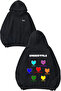 Undertale Game 4 Design Back Printed Black Hooded Sweatshirt