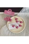 Hei Cute Pink Heart-Shaped Curved Mini Hair Accessory Hairpin Set for Girls, Pack of 6