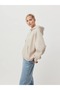 Women's Oversize Large Size Comfortable Fit Hooded Kangaroo Pocket Sports Stylish Hoodie Sweatshirt - 3