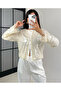 Ekru Pul Sequin-Lined Design Jacket Shirt - 3