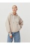 Women's Oversize Large Size Comfortable Fit Hooded Kangaroo Pocket Sports Stylish Hoodie Sweatshirt - 5