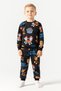3Pcs Two-Piece Seasonal Printed Top and Bottom Boys' Two-Piece Set - 4
