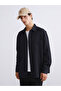 Black Regular Fit Long Sleeve Men's Shirt