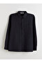 Black Regular Fit Long Sleeve Men's Shirt - 5