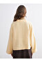 Yellow V-Neck Oversized Muslin Women's Kimono - 4