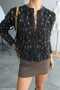 Saphyr Premium Black Knitwear Cardigan - 2