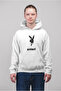 Badboy Rabbit Printed Cotton Long Sleeve Ribbed 3-Ply Hooded Sweatshirt