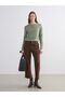 Esvab • Modern & Distinctive Zero Roba Collar Women's Knitwear Sweater - 4