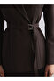 Crepe Women's Blazer Jacket - 3