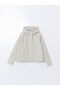 Beige Hooded Oversized Leather Look Women's Raincoat - 6