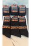 6-Piece Thermal Socks Black Long Winter Unisex Socks