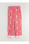 Vizyon New Season Shirt Collar Striped Women's Pajama Set - 8