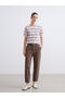 Carrot Fit Women's Jean Trousers with Belt