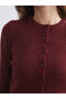 Crew Neck Women's Knitwear Cardigan - 3