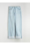 Indigo Straight Fit Women's Jean Pants from Plus-Store - 5