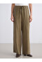 Esvab • Modern & Distinctive Wide-Leg Women's Trousers with Waist Drawstring - 4
