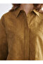 Alita City Lcw Modest Green Patterned Women's Shirt Tunic with a Difference - 3