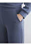 Two Mt Shop Quality Lcw Everyday Anthracite Diving Fabric Plain Loose & Baggy Women's Sweatpants - 3