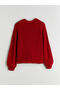 Crew Neck Women's Knitwear Sweater - 6