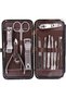 Nail Clippers Nail Care Set 12 Piece Set with Leather Case (5690) - 4