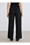 Elastic Waist Textured Women's Trousers - 4