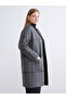 Shawl Collar Plaid Women's Knitwear Cardigan - 2