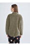 Green Stand Collar Plush Women's Pajama Top - 4