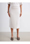 Belted Slit Skirt from Uzg Store for Style Enthusiasts - 3