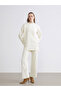 Esvab • Modern & Distinctive Women's Knitwear Pants with Waist Drawstring - 2
