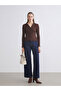 Polo Neck Modal Blend Women's T-Shirt - 2