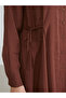 Esvab • Modern & Distinctive Drawstring Modal Blend Shirt Dress - 5