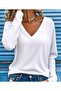 Women's Long Sleeve V-Neck Viscose Modal Blouse