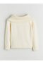 Lcw Vision Ecru Boat Neck Women's Knitwear Sweater - 5