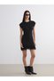 Özmarka New Season Crew Neck Mini Knitwear Dress - 4