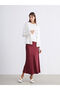 Özmarka New Season Elastic Waist Satin Skirt