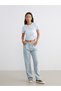 Two Mt Shop Quality Xside Blue Plain Narrow & Slim Short Sleeve Women's T-Shirt - 2