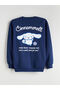 Artı New Season Cinnamaroll Printed Oversize Women's Thick Sweatshirt - 8